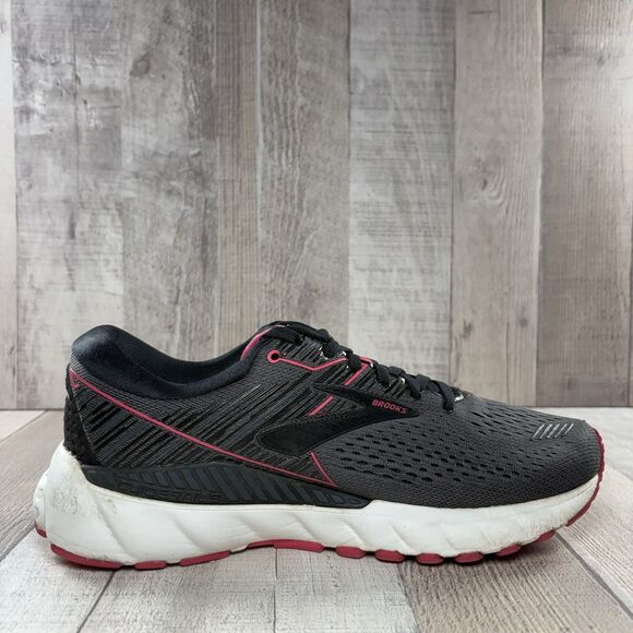 Brooks Adrenaline GTS 19 Women's Size 8 Running Shoes Athletic Sneakers Black - Picture 5 of 16